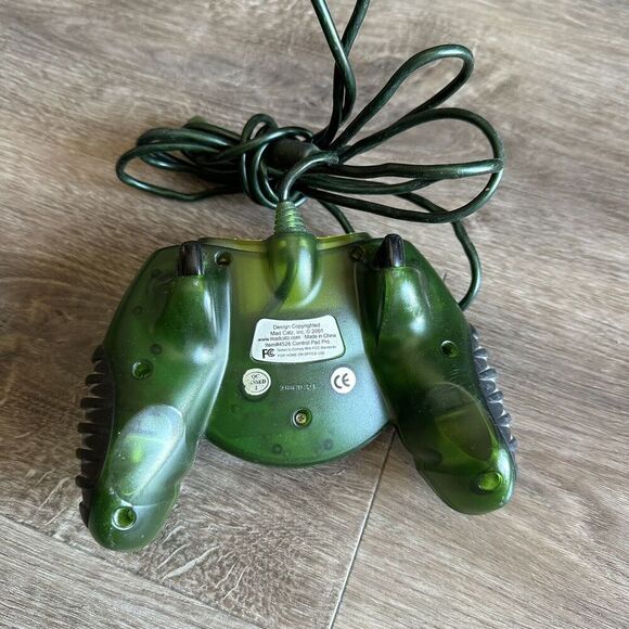 Original XBox MadCatz Wired Controller #4526 Smoke Green Untested - Picture 2 of 4